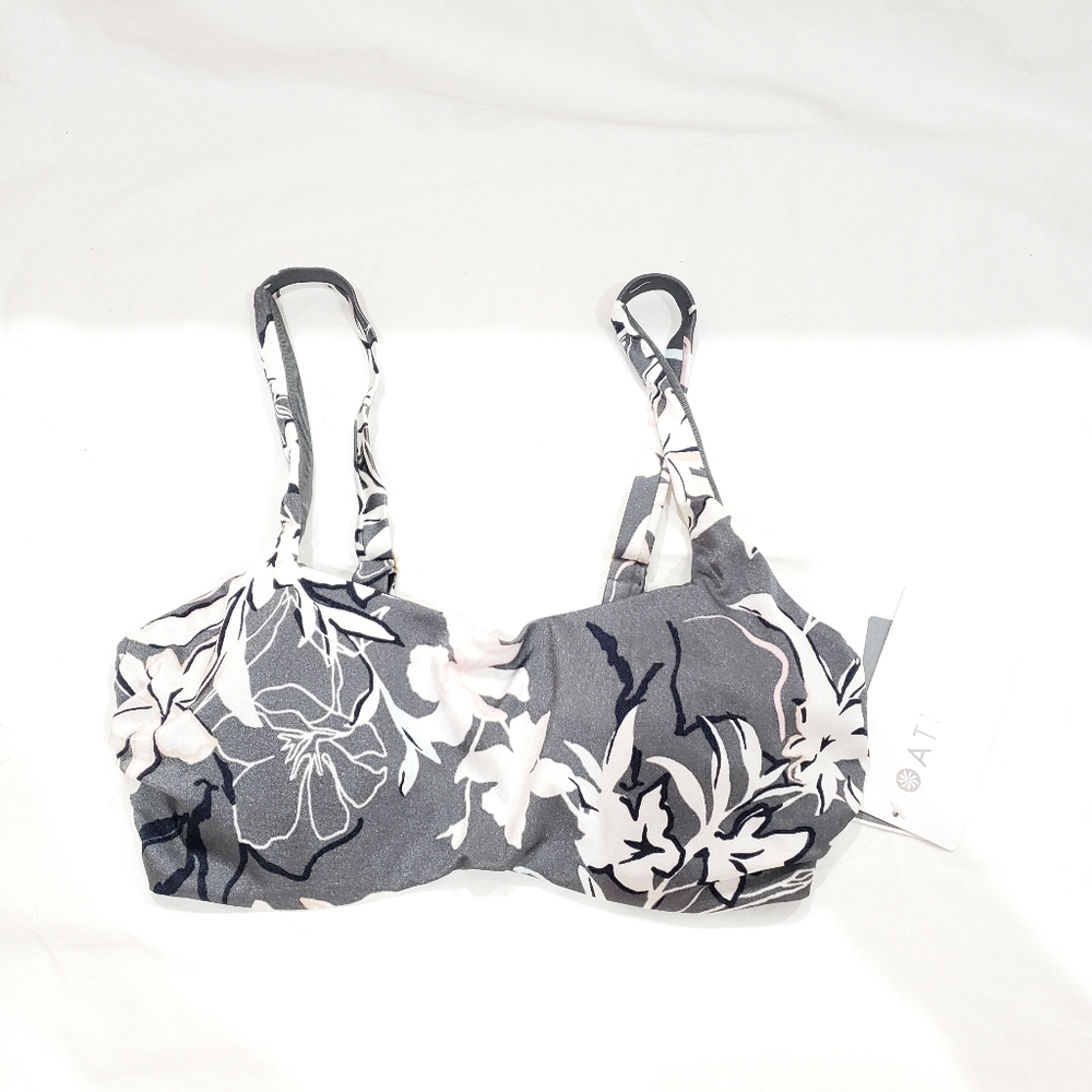 Athleta aqualuxe wildflower bikini top